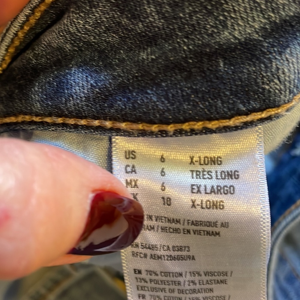 American Eagle skinny jeans size 6xl - Picture 6 of 6